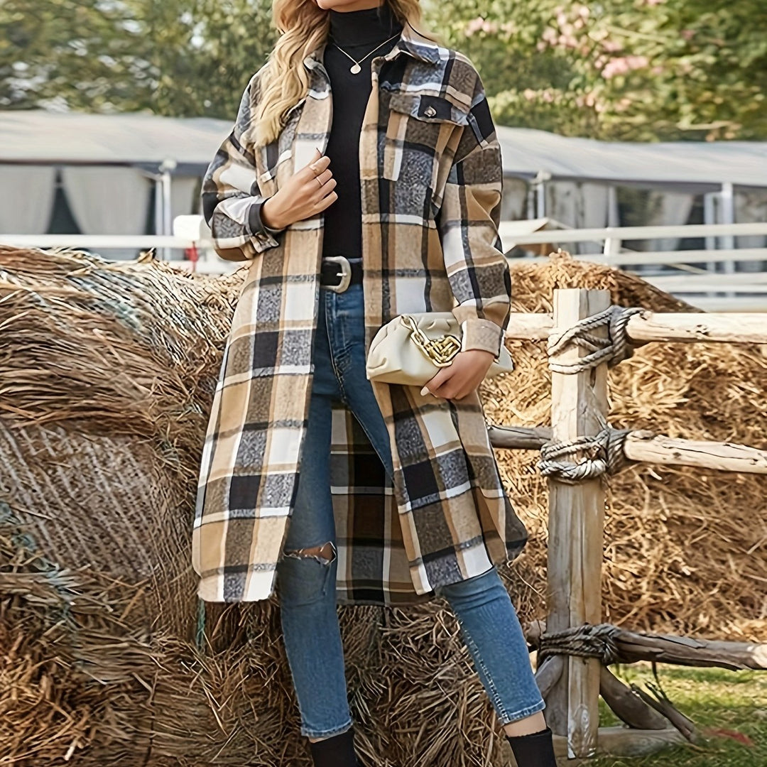 Brennaby | Women's Long Winter Coat - Image 1