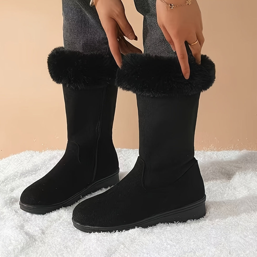 Colvenne | Women's Waterproof Mid-Calf Winter Boots - Black - Image 1