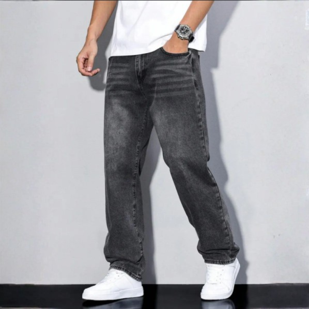 Delvwyn | Women's Baggy Wide Leg Jeans - Image 2