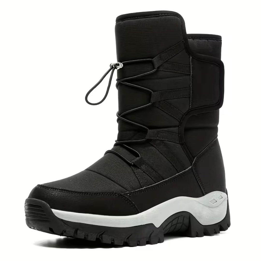 Halvindra | Women's Waterproof Winter Snow Boots - Black - Image 1