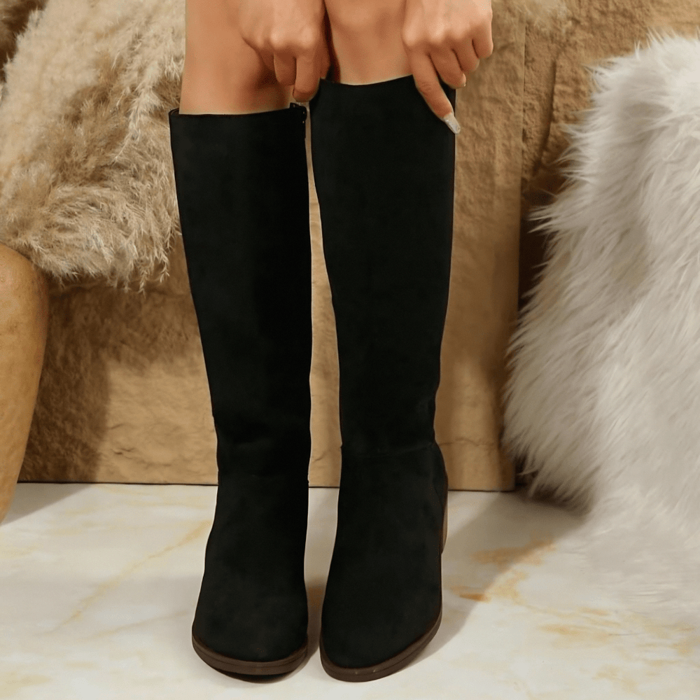Halvorne | Women's Knee-High Wide Calf Boots - Image 2