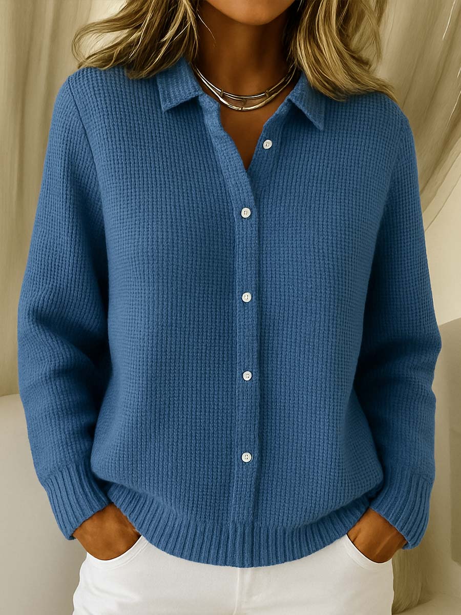 Halvorne | Women's Knit Button-Down Cardigan - Image 2