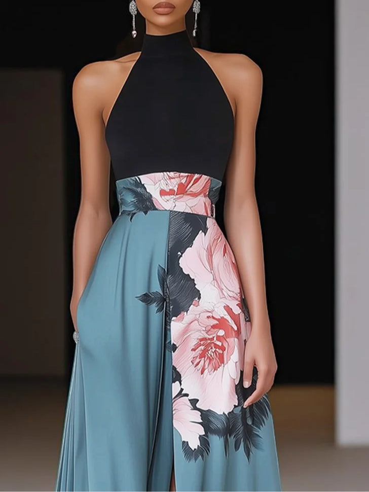 Lorravel | Women's Fall Wedding Guest Floral Maxi Dress - Image 2