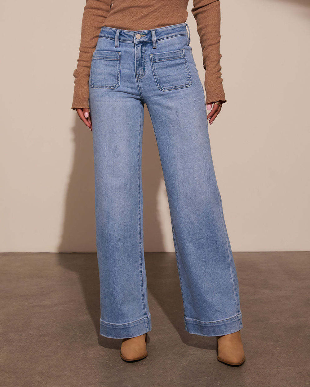 Naverel | Women's Baggy Wide Leg Jeans - Image 2
