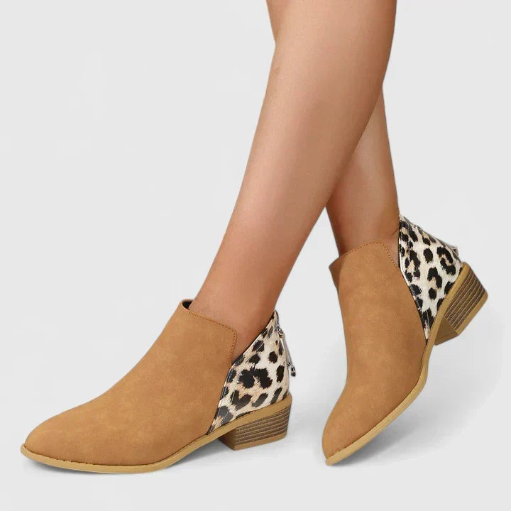 Selvara | Women's Print Ankle Boots - Image 2