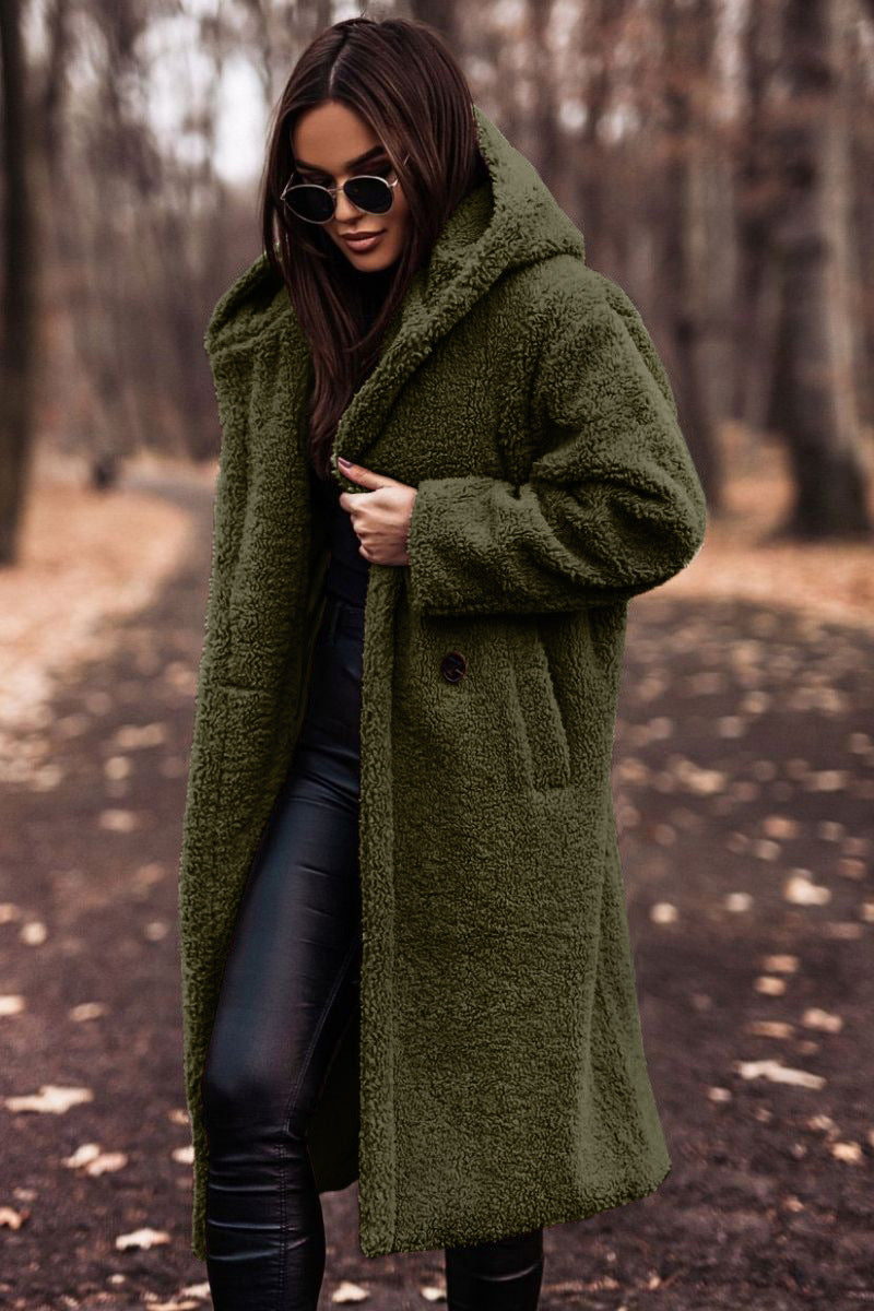 Threnova | Women's Oversized Teddy Bear Winter Coat - Image 2