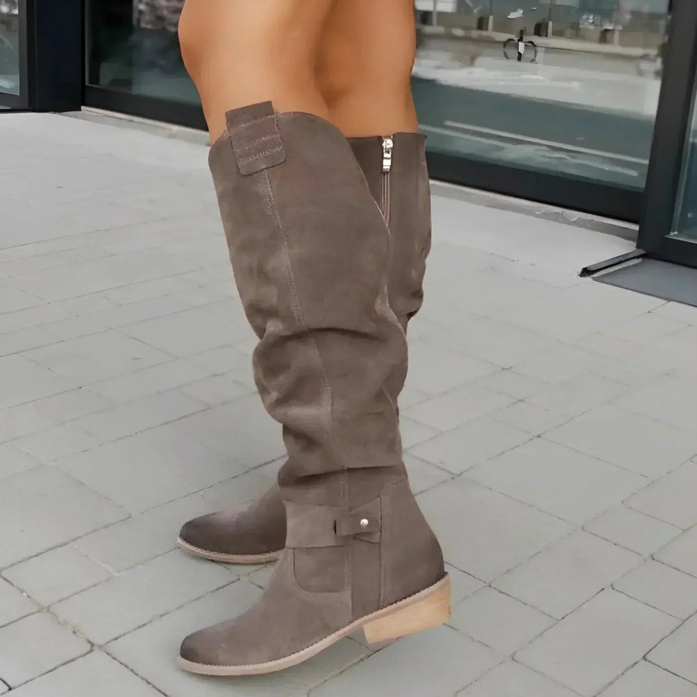 Velmyne | Women's Knee High Slouch Boots - Image 2