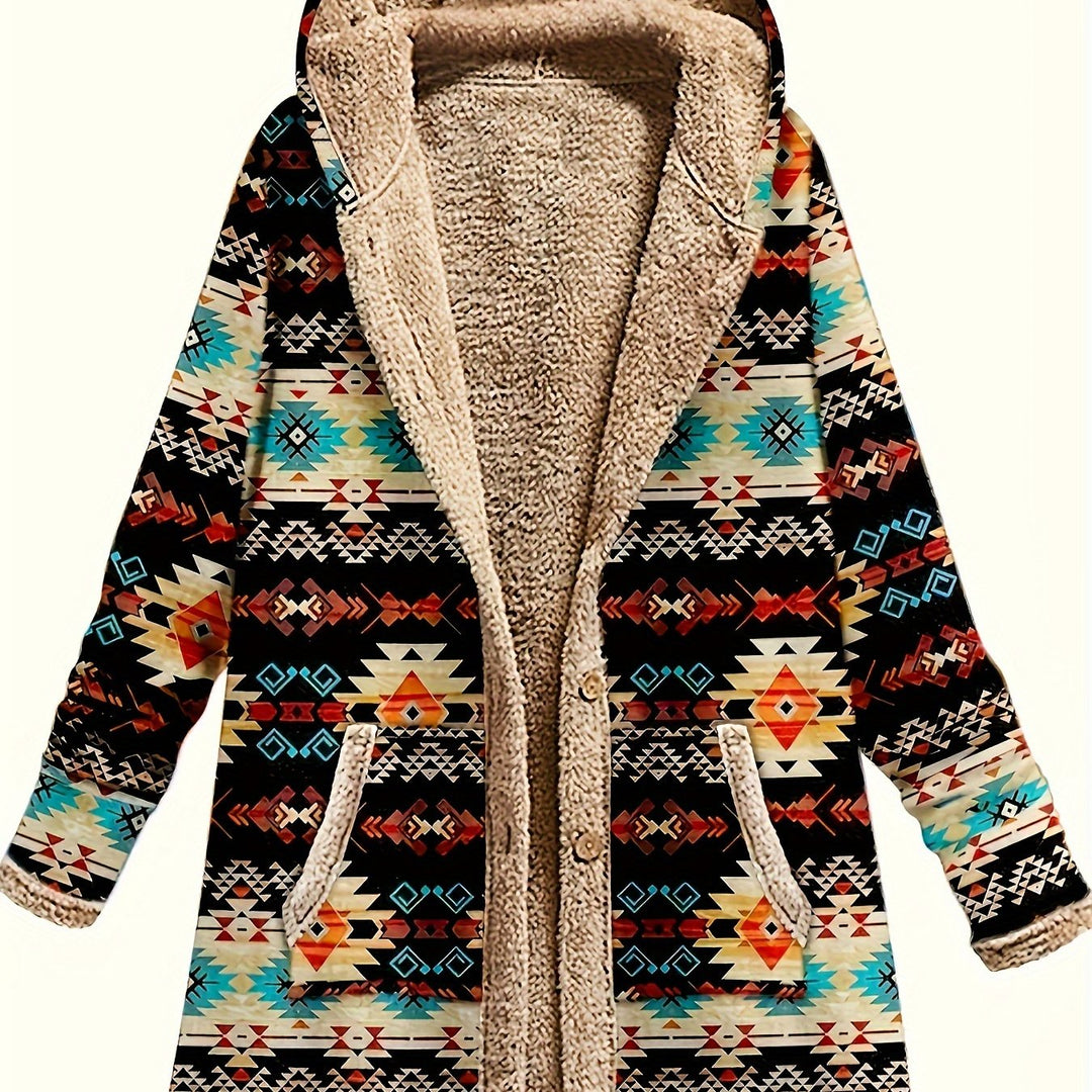 Vennora | Women's Fleece-Lined Hooded Winter Coat - Image 1