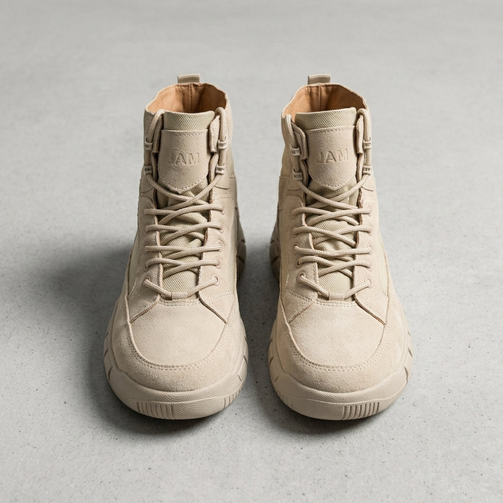 Zarvenne | Women's Combat Boot Lace-Up High-Top - Image 1