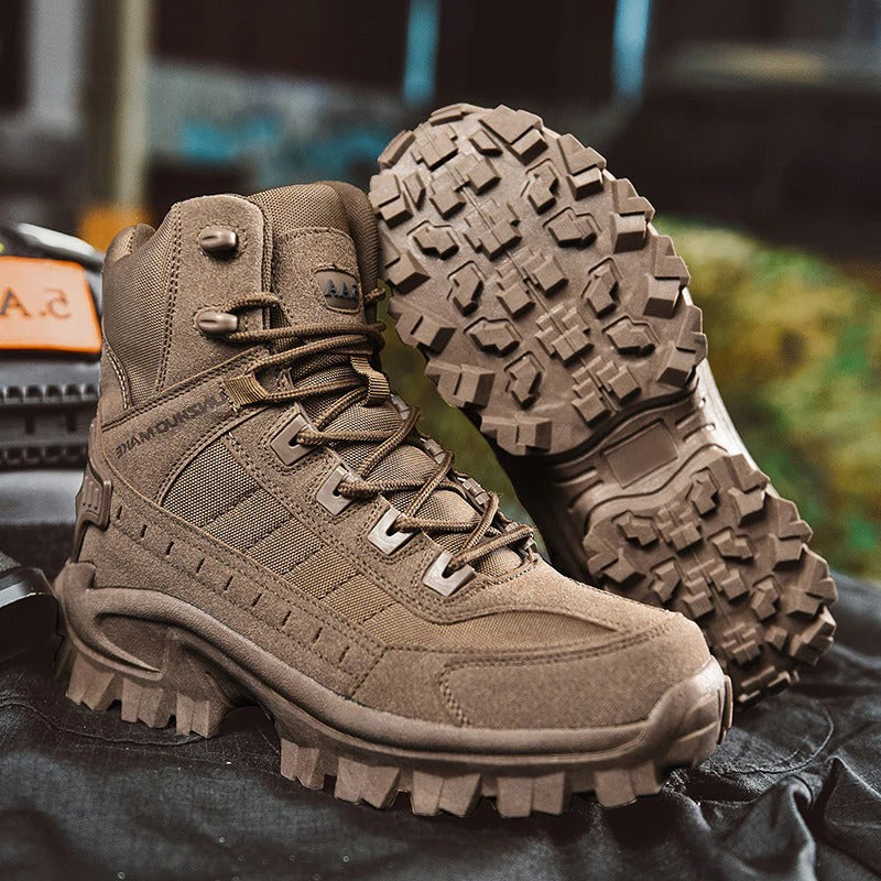 Zelvara | Women's Tactical Ankle Boot - Olive Green - Image 2